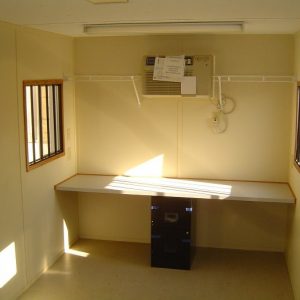 well Illuminated Office Containers Saw